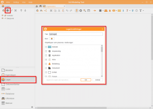 Skapa lager i 2c8 Modeling Tool
