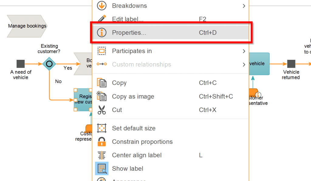 Create a breakdown in 2c8 Modeling Tool