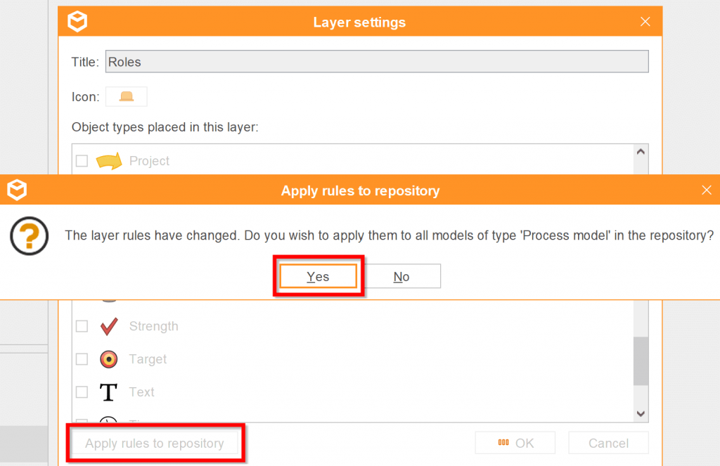 Create new layer in 2c8 Modeling Tool