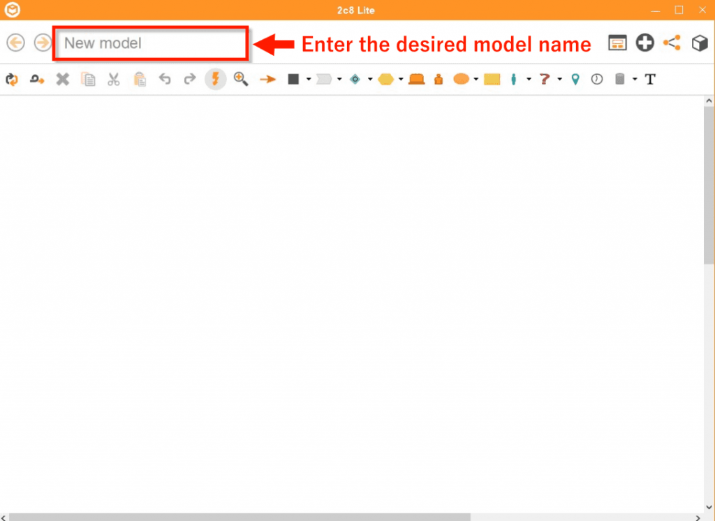 Create a model in 2c8 Lite